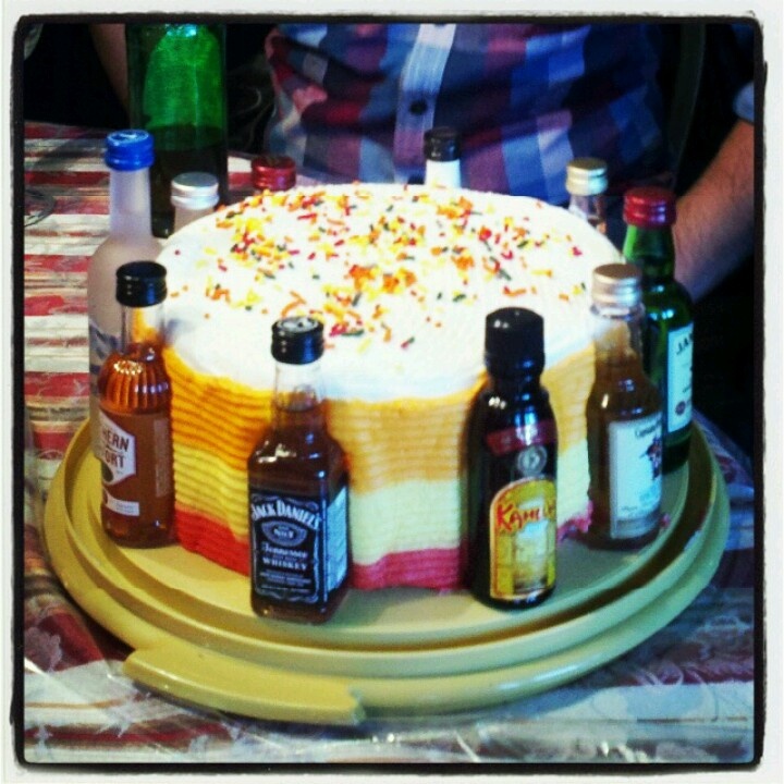 21st Birthday Cakes with Alcohol 21st Birthday Cakes with Alcohol