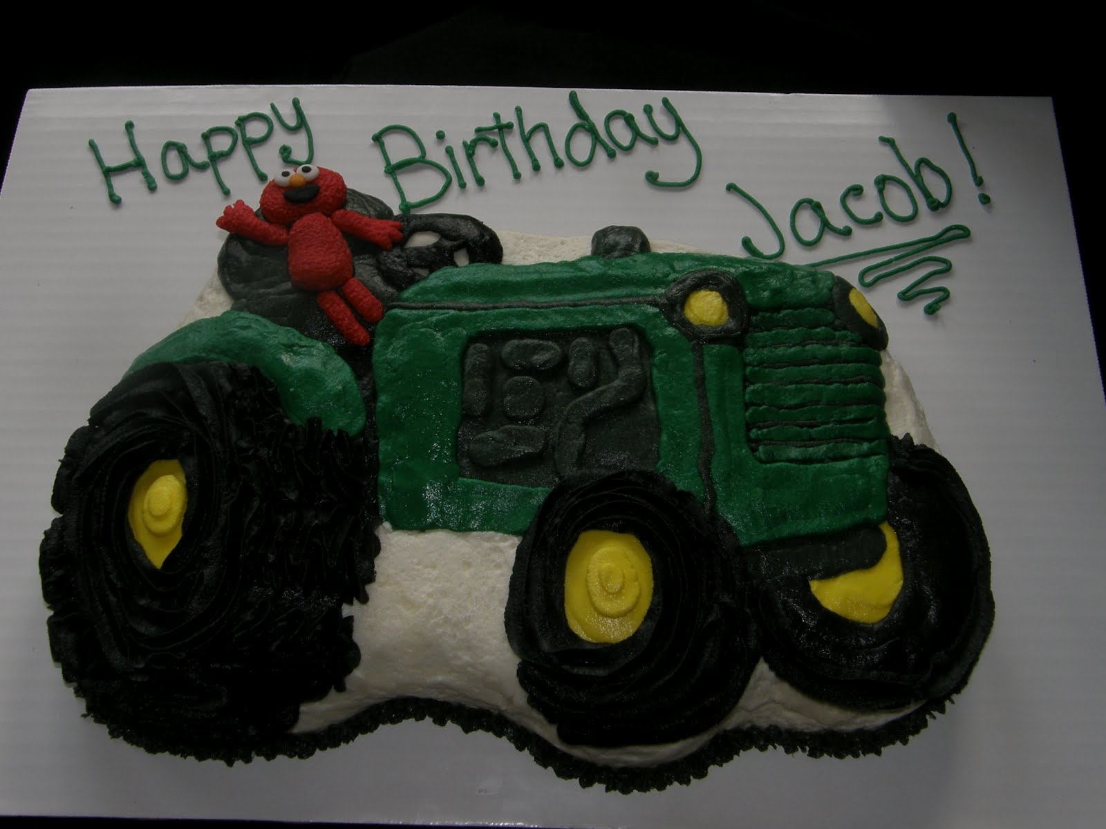 3 Year Old Boy Birthday Tractor Cake