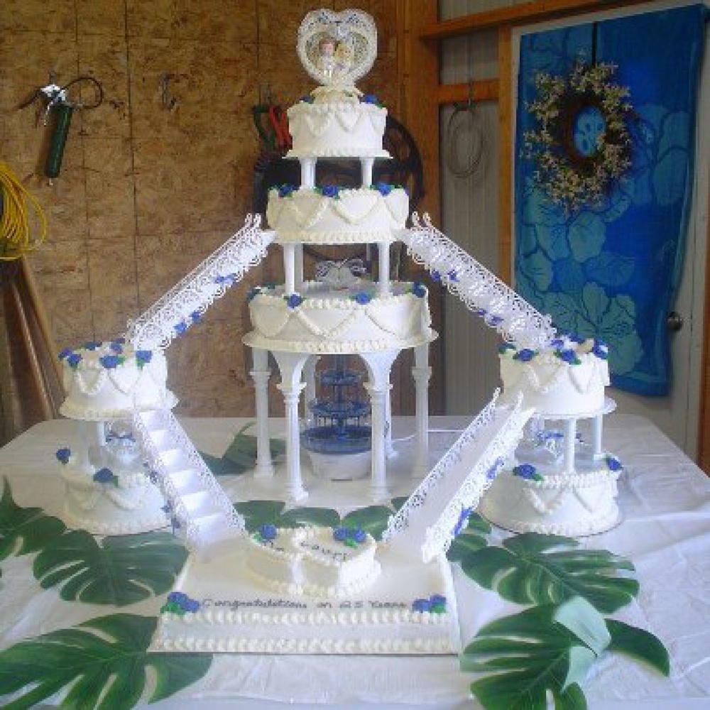 80s Wedding Cake