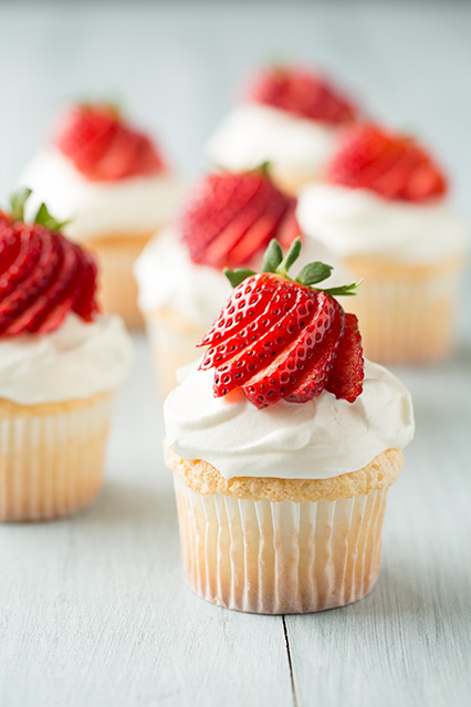 Angel Food Cupcakes Angel Food Cupcakes