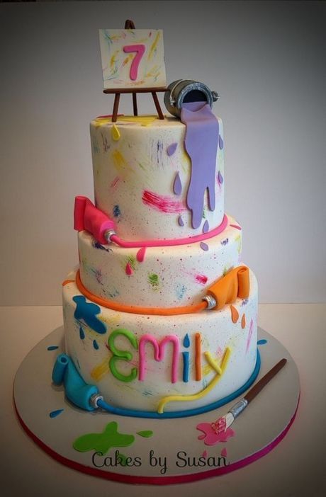 Art Themed Cake