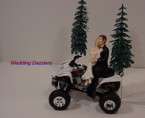 ATV Quad Wedding Cake Topper