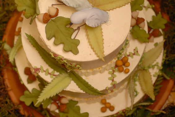 Autumn Wedding Cake