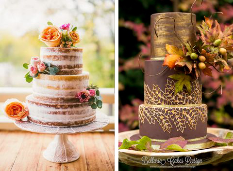 Autumn Wedding Cake