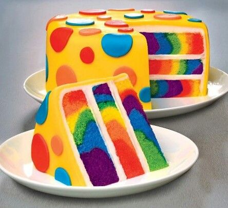 Awesome Rainbow Cake