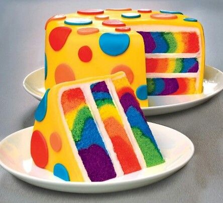 Awesome Rainbow Cake Awesome Rainbow Cake