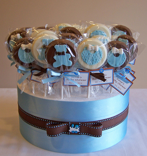 Baby Shower Chocolate Pops Candy