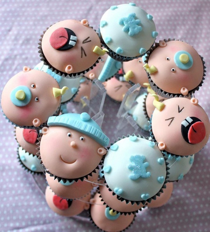 Baby Shower Cupcake Idea