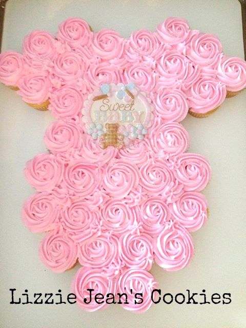 Baby Shower Pull Apart Cupcake Cake