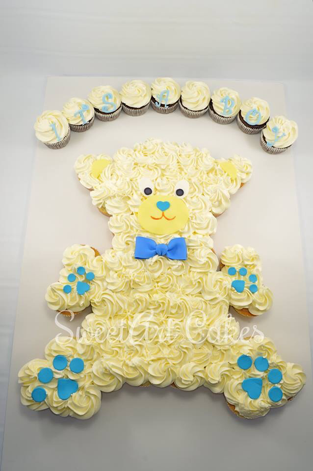 Baby Shower Pull Apart Cupcake Cake