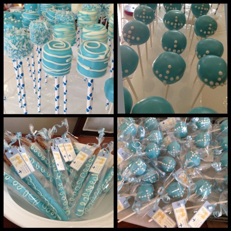 Baptism Marshmallow Pops Ideas