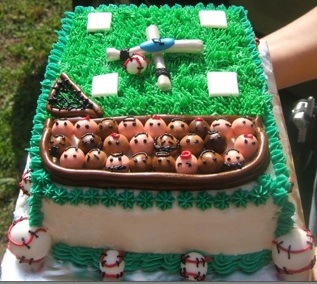 Baseball Baby Shower Sheet Cakes