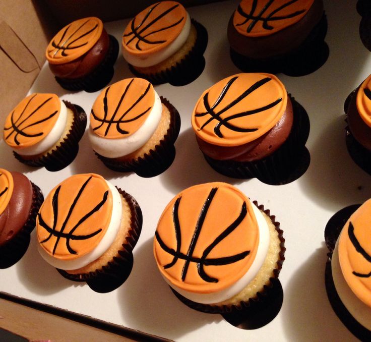 Basketball Cupcake Cake