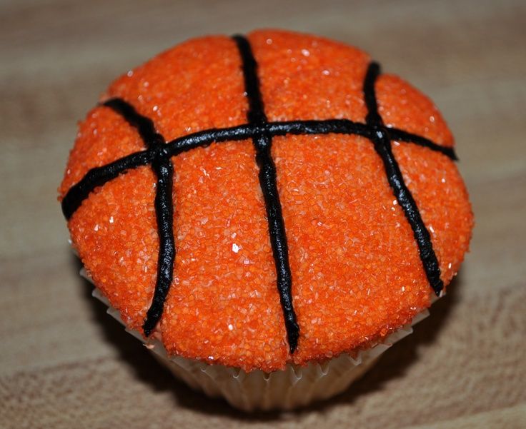 Basketball Cupcakes