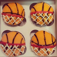 Basketball Cupcakes Basketball Cupcakes