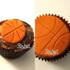 Basketball Cupcakes