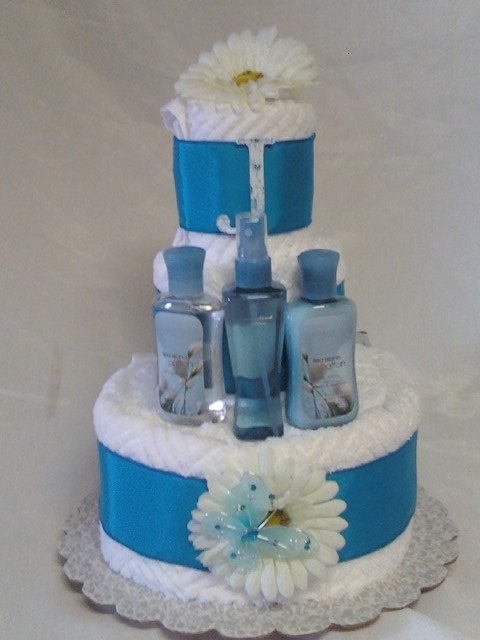 Bath Set Towel Cake