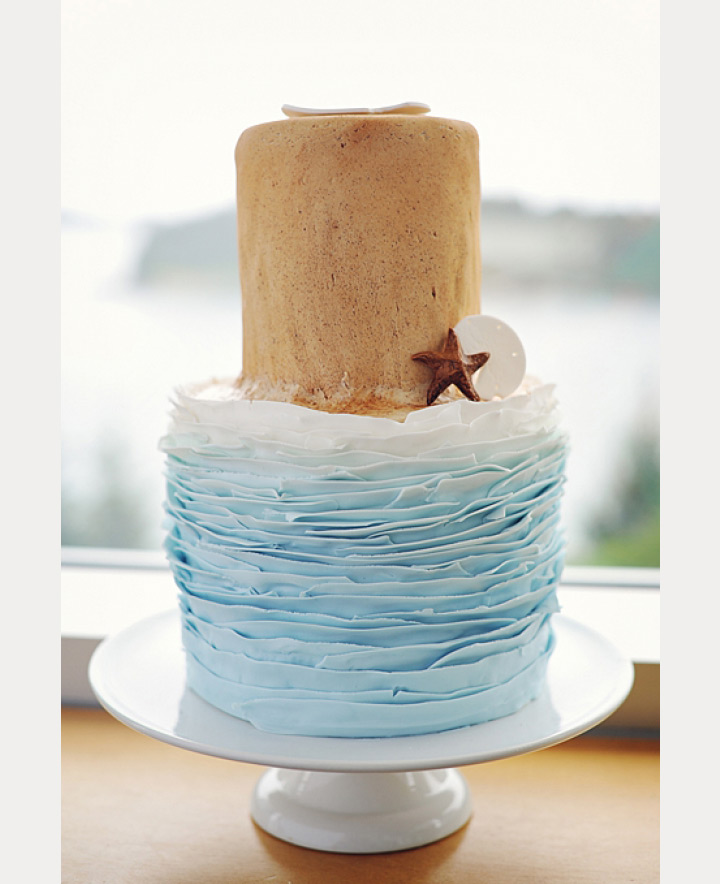 Beach Wedding Cake