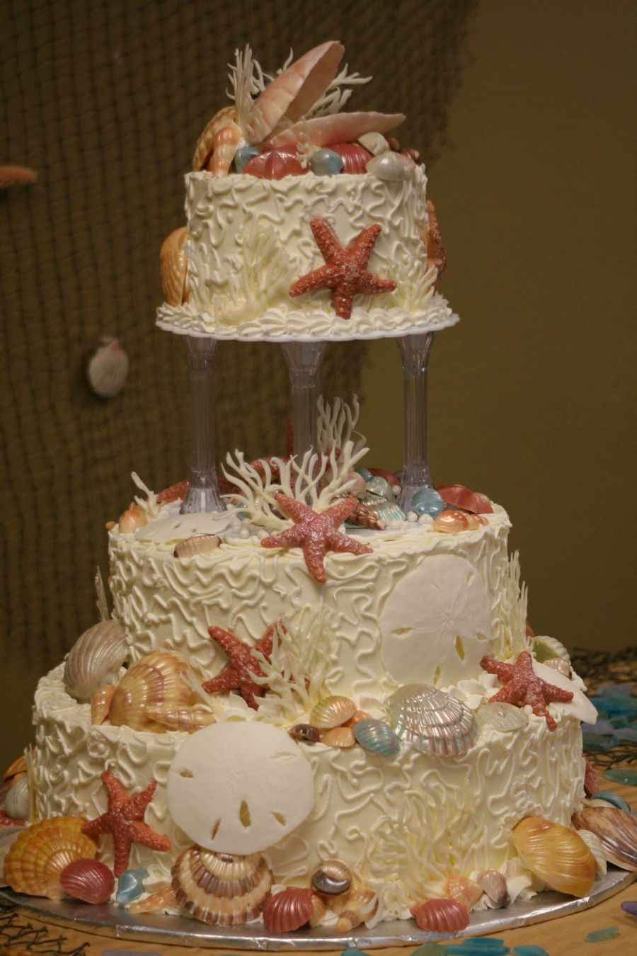 Beach Wedding Cake