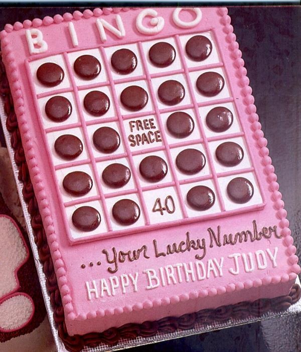 Bingo Birthday Cake Ideas