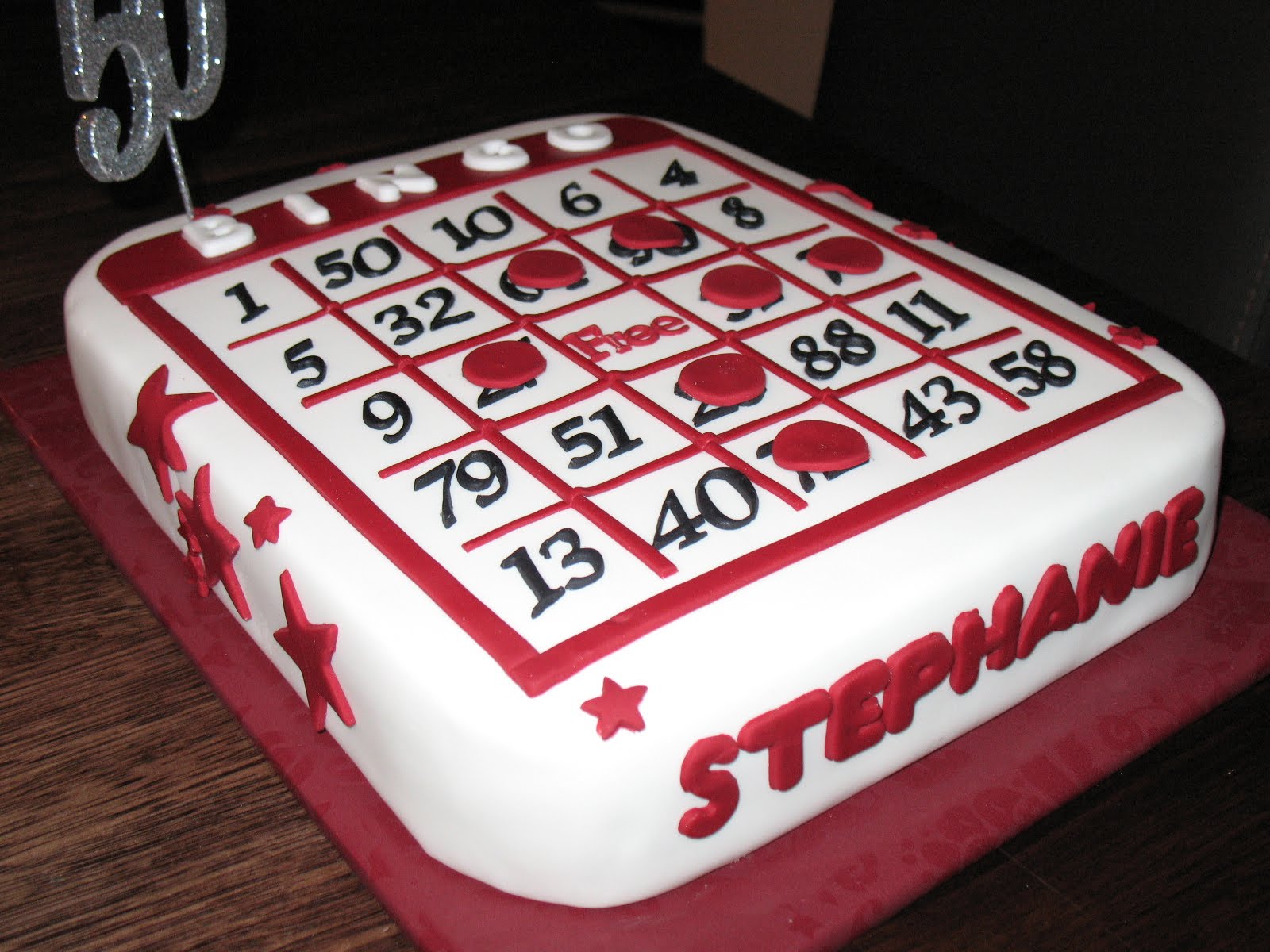 Bingo Cake