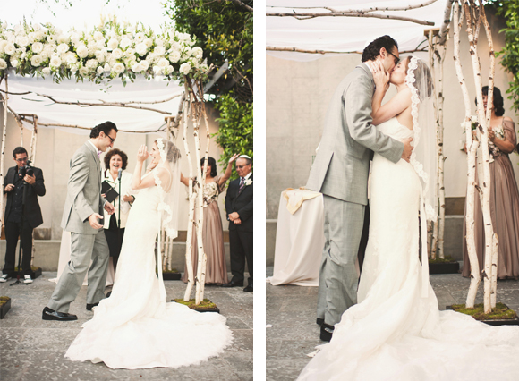 Birch Chuppah Wedding