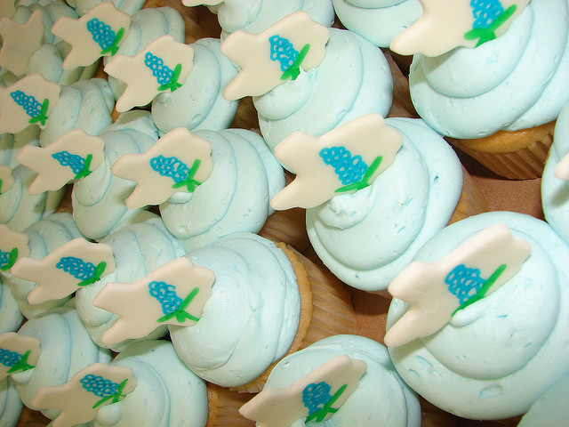 Bluebonnet Cupcake Bluebonnet Cupcake