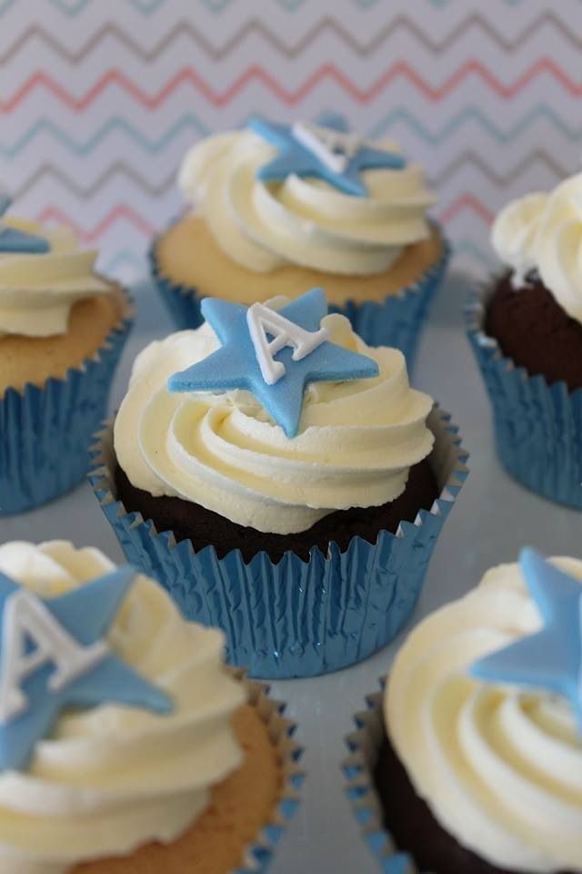 Boy Baptism Cupcakes Ideas