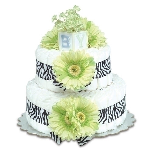 Boy Zebra Diaper Cake