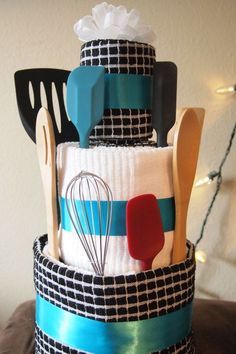 Bridal Shower Towel Cake