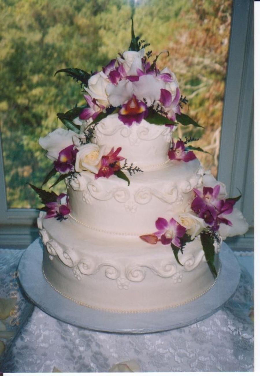Buttercream Anniversary Cake