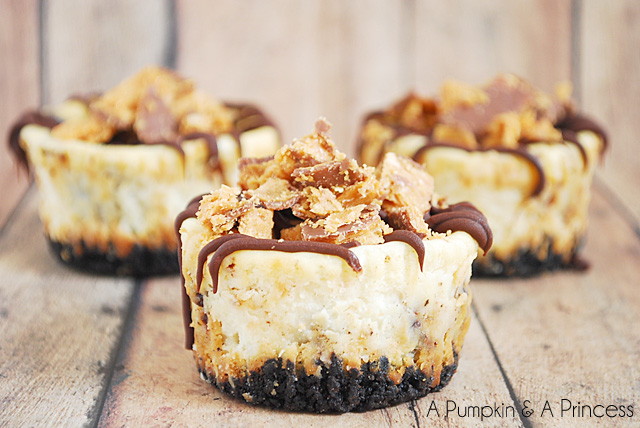 Butterfinger Mini Cheesecakes Recipe