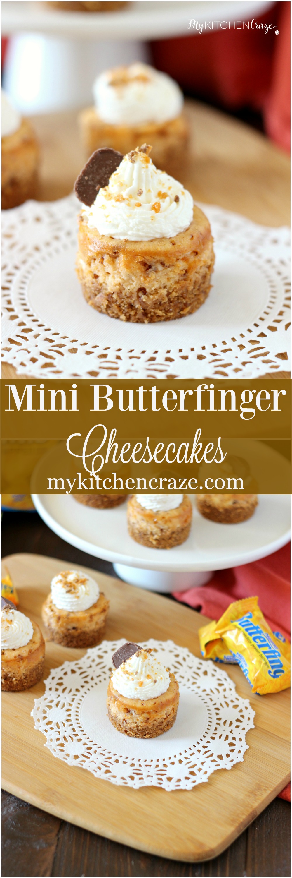 Butterfinger Mini Cheesecakes Recipe