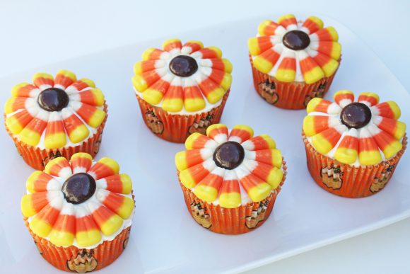 Candy Corn Cupcakes