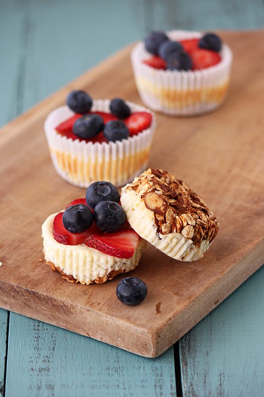 Cheesecake Breakfast Cupcakes