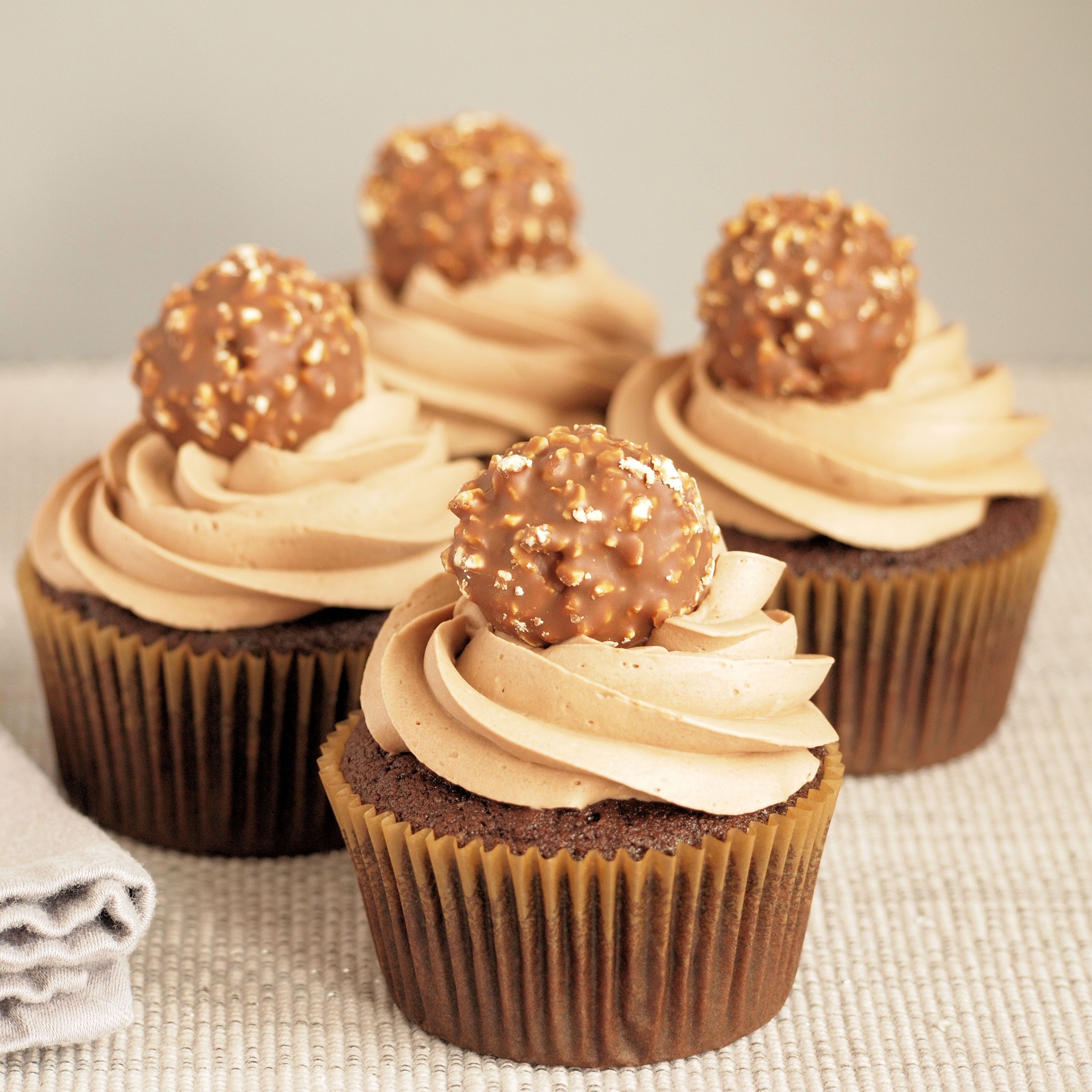 Chocolate Cupcake with Nutella