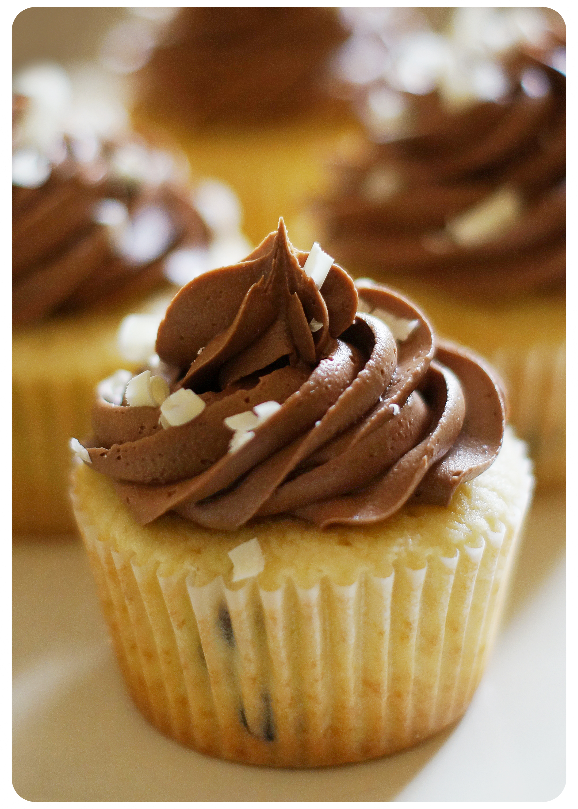 Chocolate Cupcakes with Vanilla Buttercream