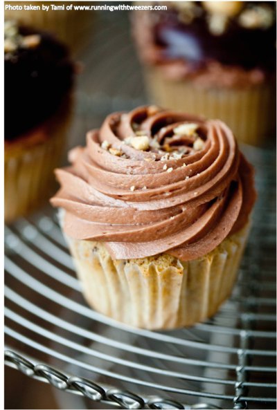 Chocolate Hazelnut Cupcakes Nutella