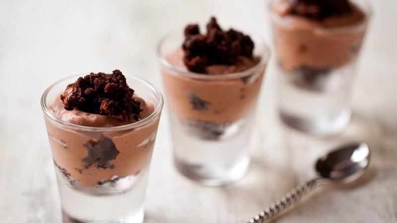 Chocolate Mousse Mini Dessert Shots
