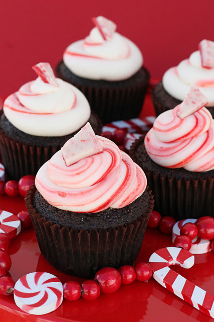 Chocolate Peppermint Cupcakes