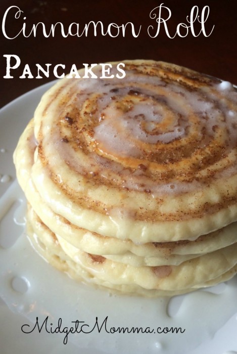 Cinnamon Roll Pancakes Recipe