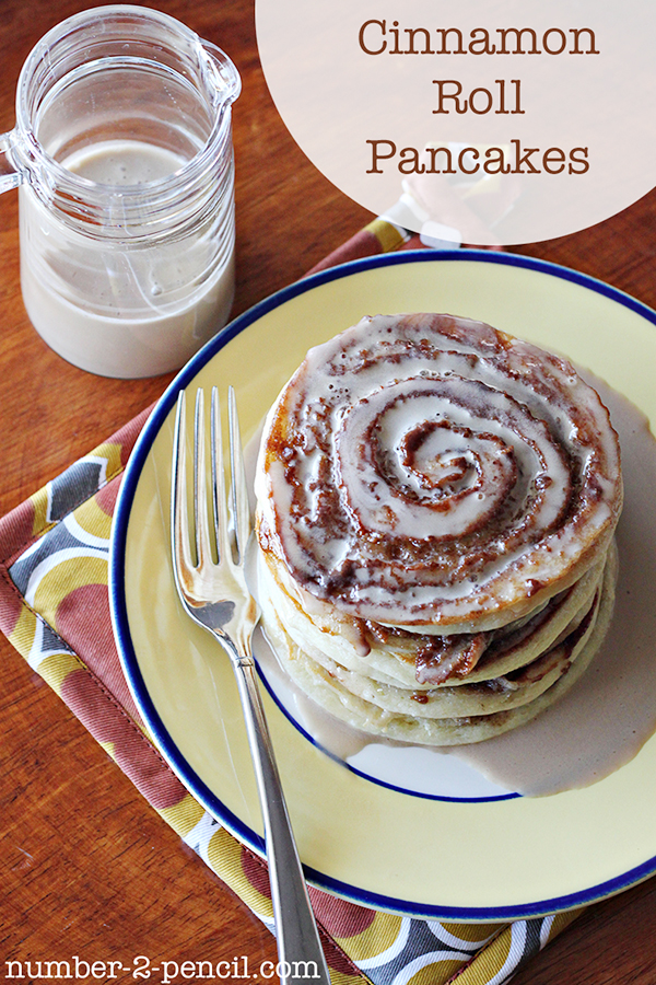 Cinnamon Roll Pancakes Cinnamon Roll Pancakes