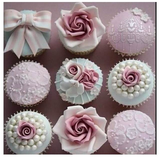 Classy Bridal Shower Cupcakes