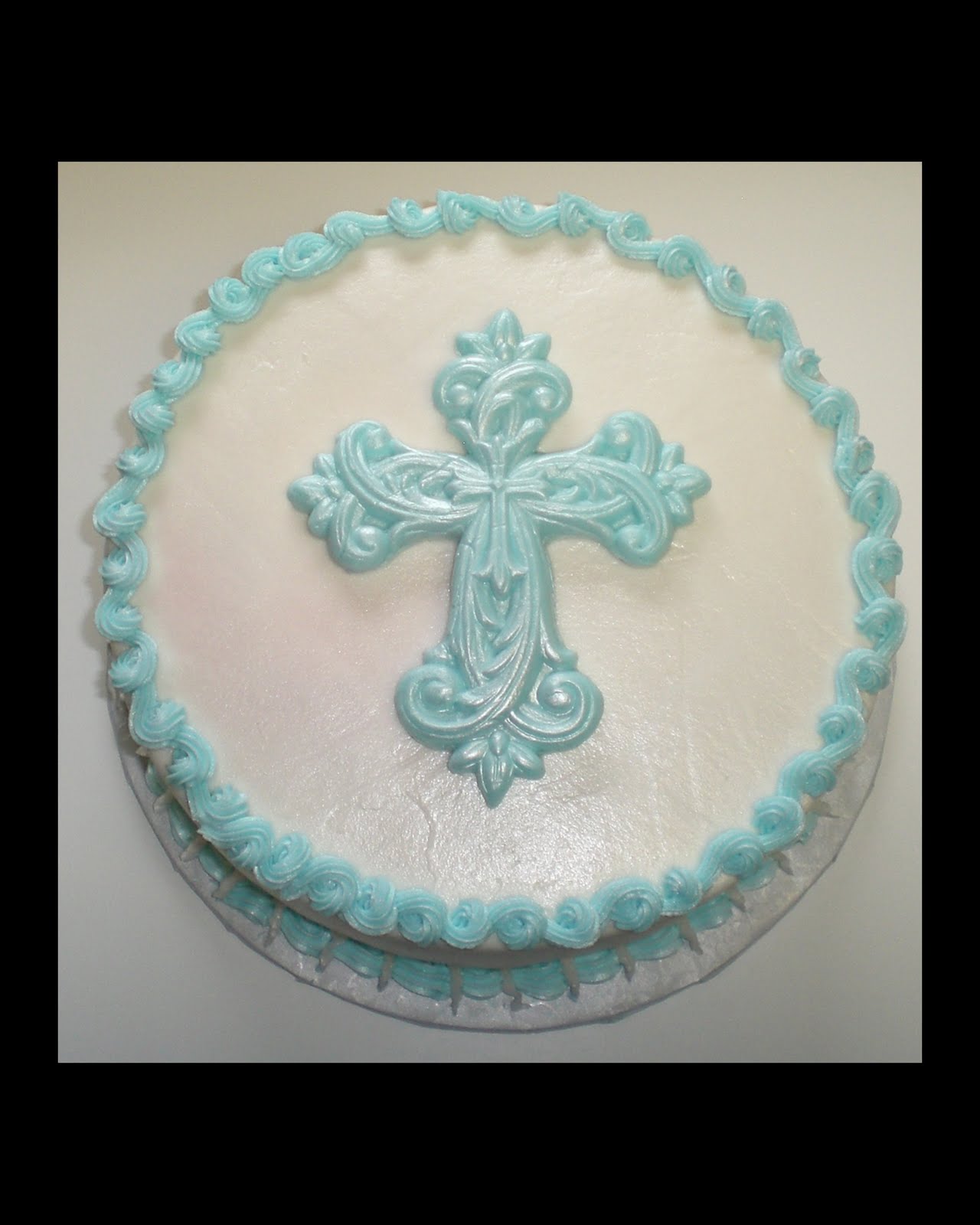 Confirmation Cross Cake