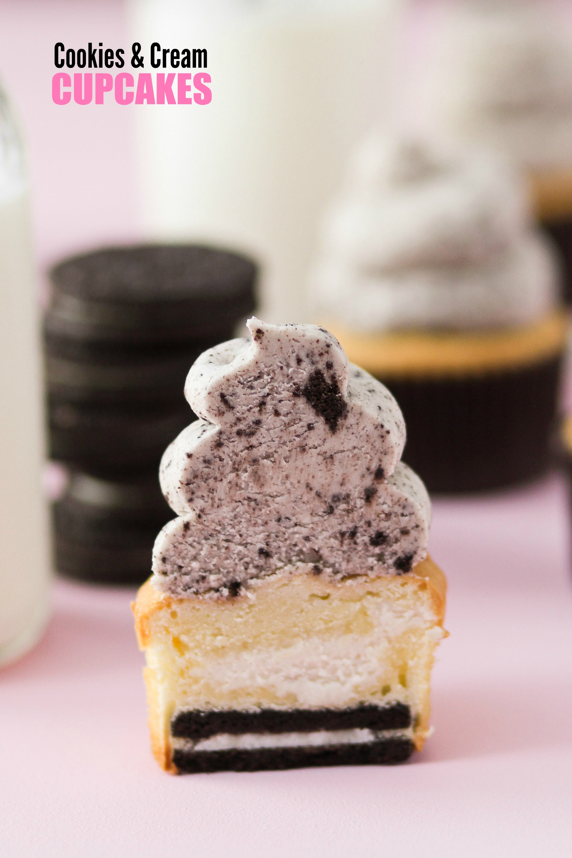 Cookies and Cream Cupcake Filling