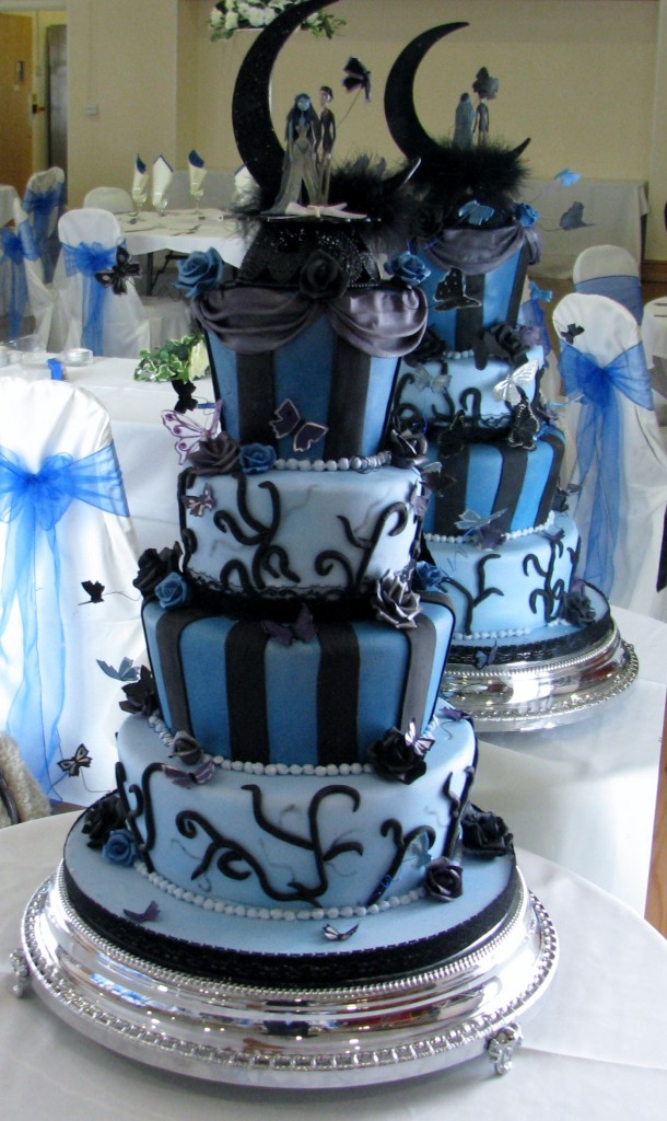 Corpse Bride Gothic Wedding Cake