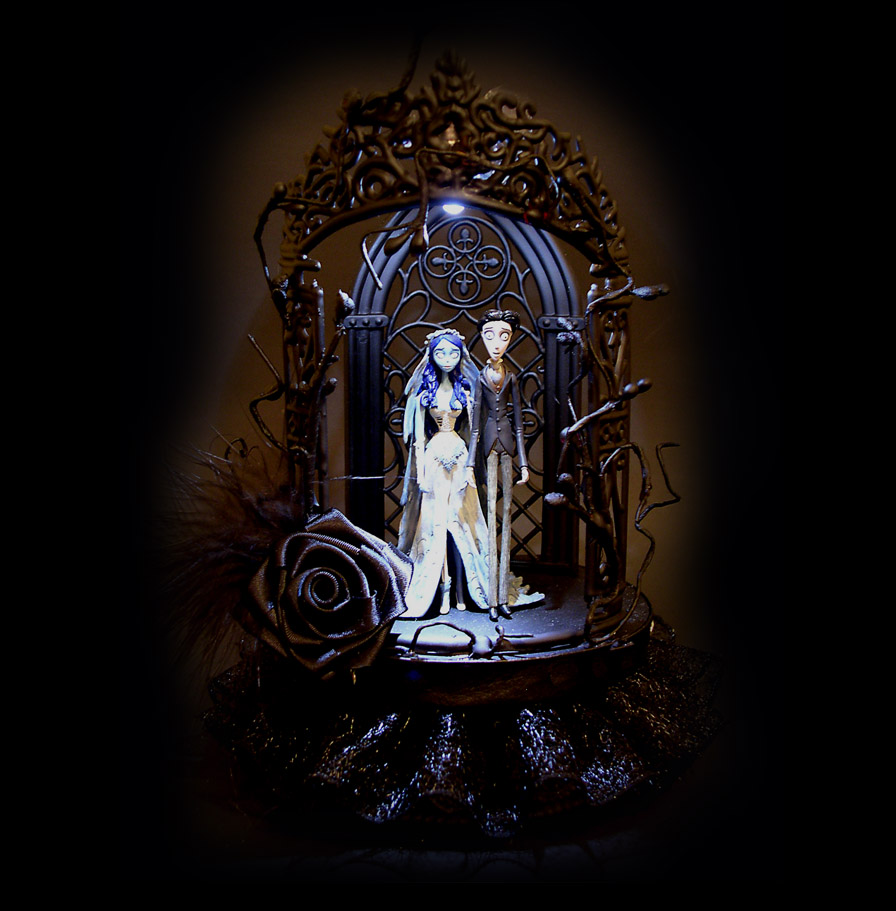 Corpse Bride Wedding Cake Topper