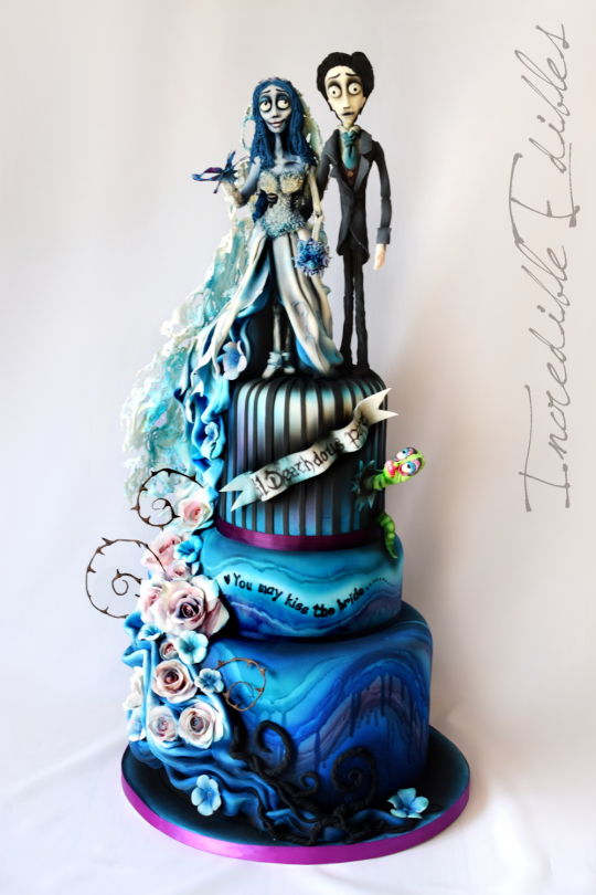 Corpse Bride Wedding Cake