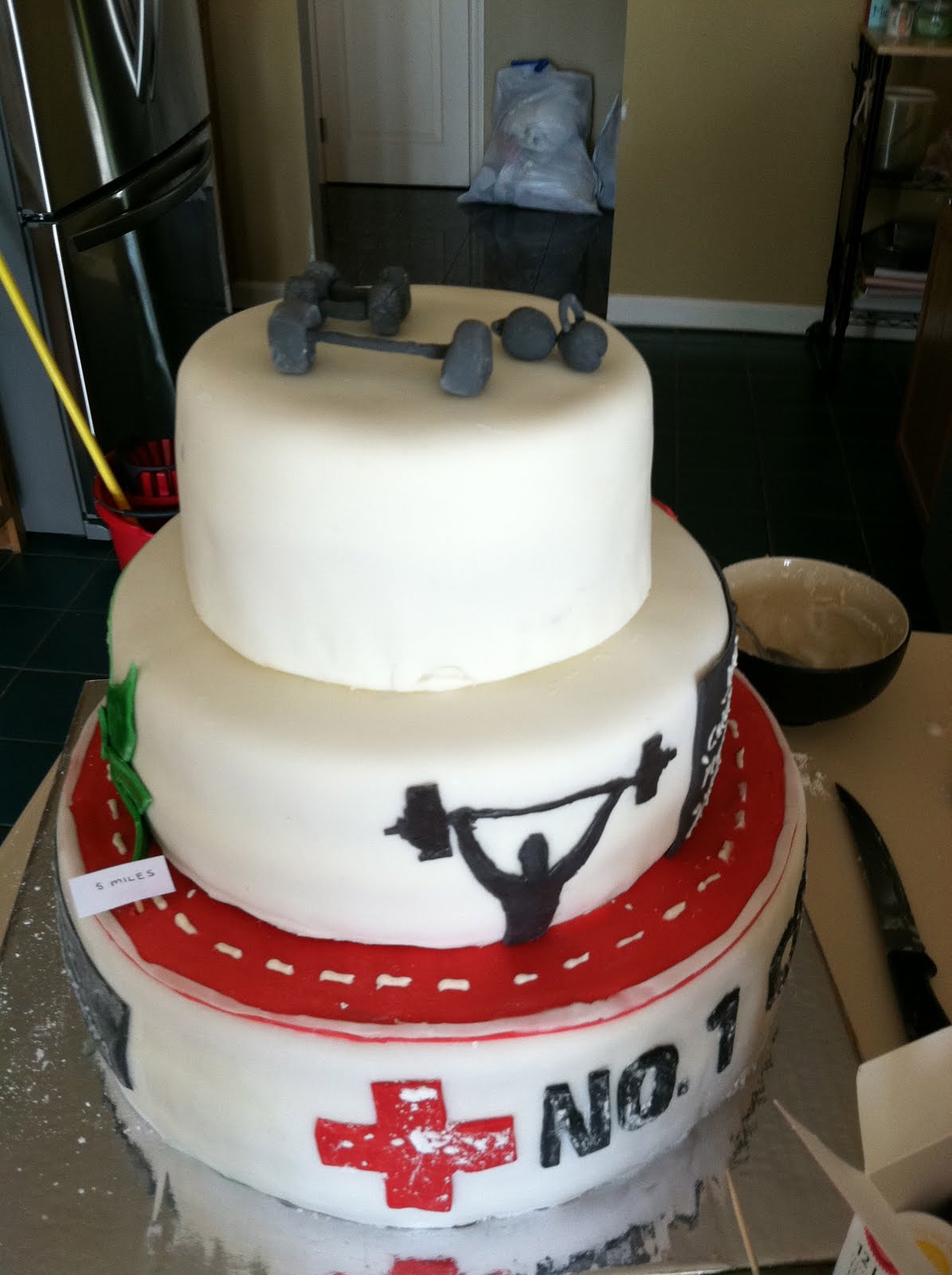 CrossFit Birthday Cake