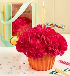 Cupcake Flower Arrangements